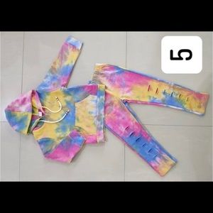 Never worn sweat pant set